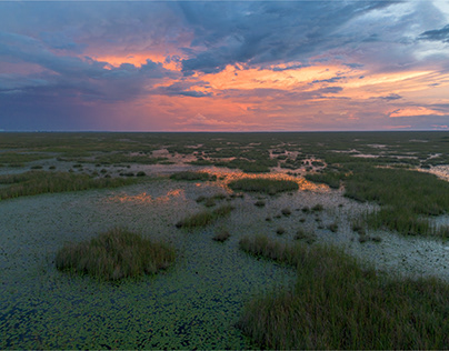 Sunset at the Everglades