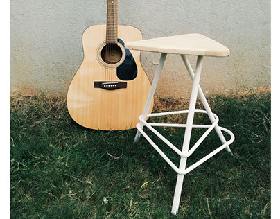 'Pick' a seat - Guitar stool