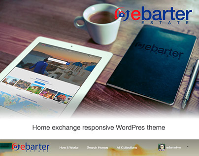 EbarterEstate: Home exchange responsive WordPress theme