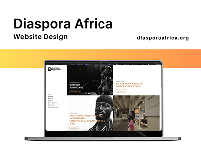 Project thumbnail - Diaspora Africa Website Design