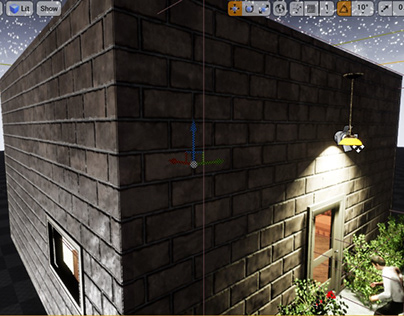 UE4 Building + Light & Door Triggers