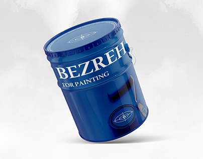 Tin Paint Bucket BEZRHEH COMPANY