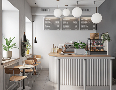 3D-visualisations Coffee house