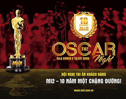 Oscar night Gala Dinner & Talent 10Y Anniversary Mi2
