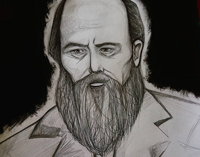 Fiódor Dostoiévski by Sofia Midori