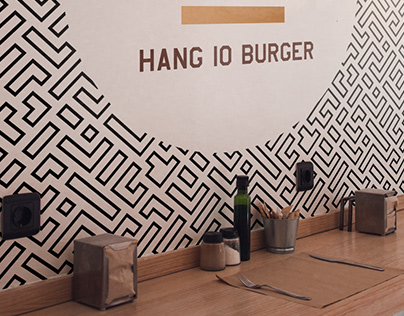 هوية مطعم برجر - Burger Restaurant Identity