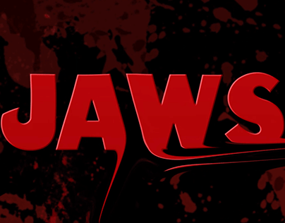 Jaws Movie Title Sequence