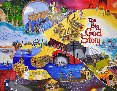 Peace Portal Kid's Bible Mural Collab - 2012-2014