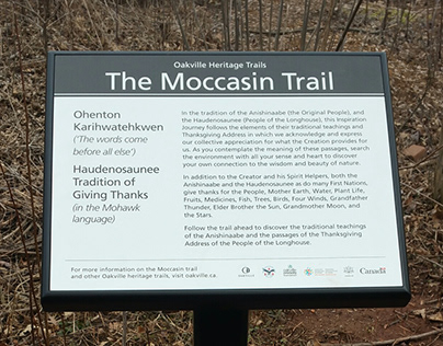 Moccasin Trail markers
