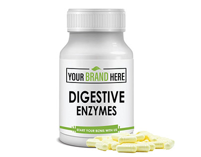 Digestive enzymes - 360 mg/60 capsules