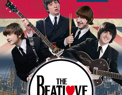 I made a poster for the concert "The BeatLove"