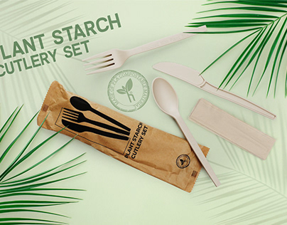Plant Starch Cutlery Set