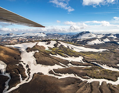 Above Iceland
