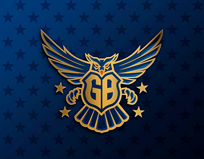 Gold and Blue Sports logo