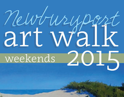 Redesign of Newburyport Art Walk flier -not commisioned