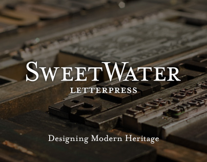 SweetWater Letterpress Branding