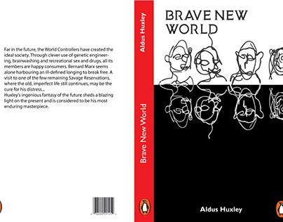 Brave new world book cover redesign