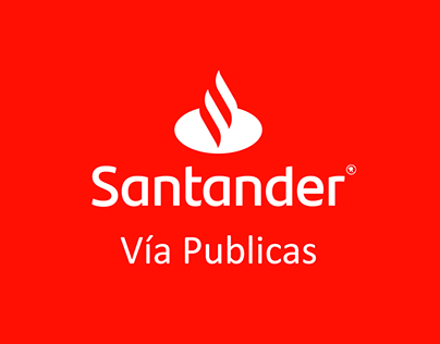 Vía Publicas / Porta / Banco Santander