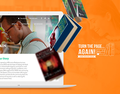 Website ~ Turn the Page ~ Web design