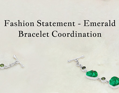 Scintillating Emerald Bracelet To Coordinate