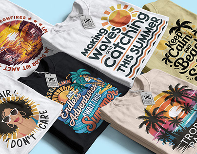 Project thumbnail - New Summer T-shirt Designs