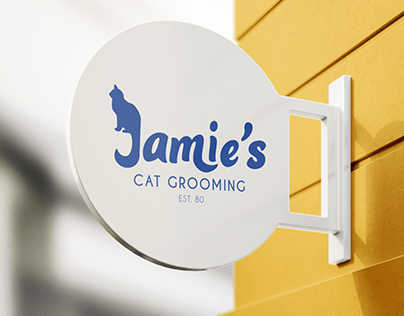 Jamie's Cat Grooming Identity Branding