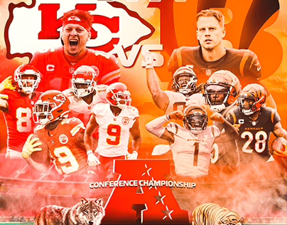 GAME DAY POSTER Chiefs vs Bengals NFL