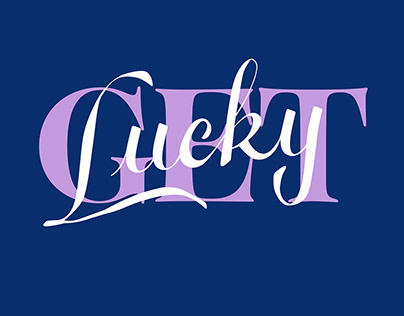 Lettering ''Get Lucky''