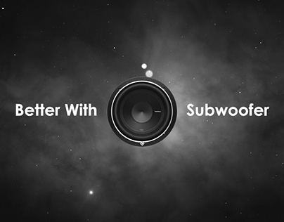 Better with subwoofer