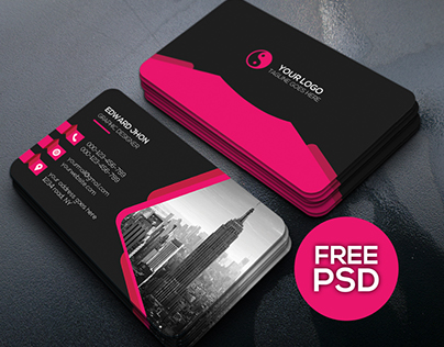 Creative Business card (FREE PSD)