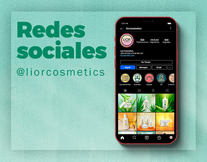 Redes Sociales - Lior Cosmetics