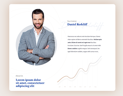 Free PSD - Investment landing page