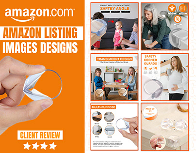 Amazon Listing Images Design (Round corner protectors)