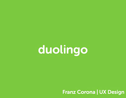 UX Design Duolingo Project