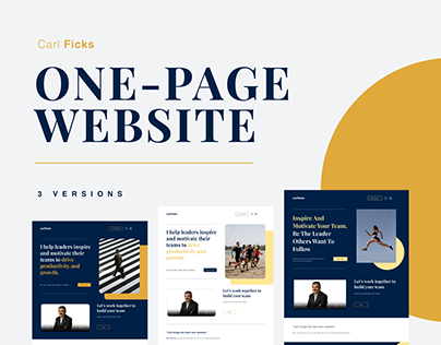 One page website