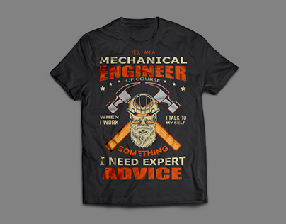 Mechanical Engineer T-Shirt Design