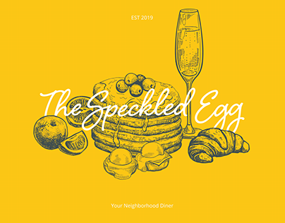 The Speckled Egg Menu Design