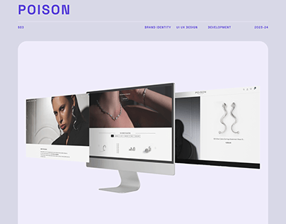 POISON - Branding, UX/UI Design, Web Development, SEO