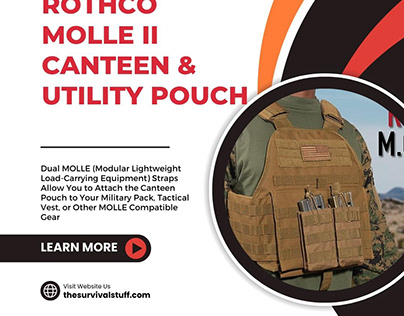 ROTHCO MOLLE II CANTEEN & UTILITY POUCH