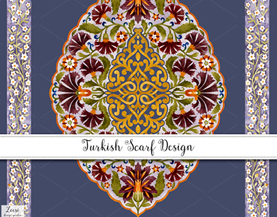 Turkish Artisan Scarf Textile Design
