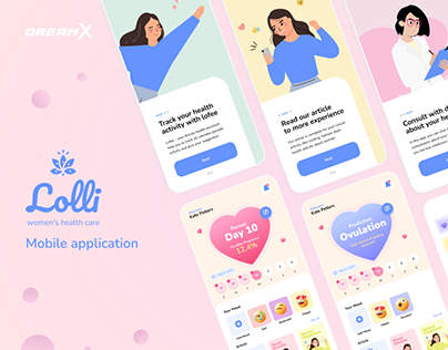 LoLLi - Healthcare mobile app (Women's health care)
