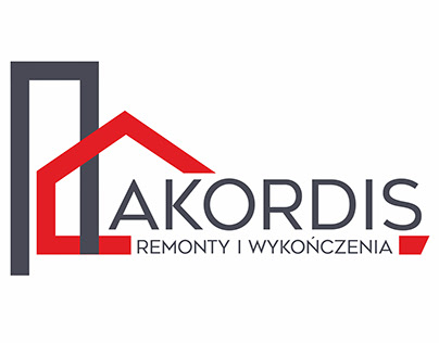 Logotyp dla firmy remontowo-budowlanej Akordis