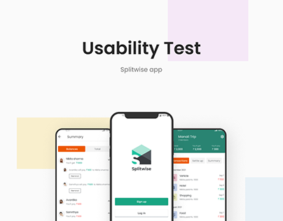 Usability Test | Splitwise