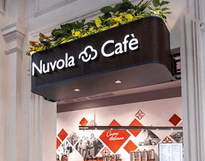 Nuvola Cafè | Graphic shop design