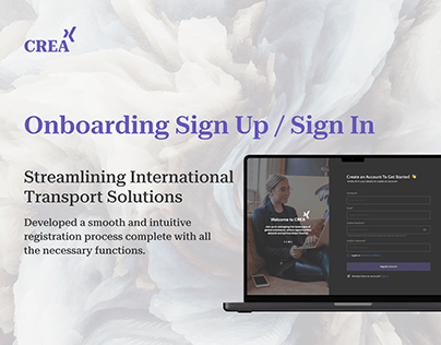 Project thumbnail - Onboarding Sign-up Page