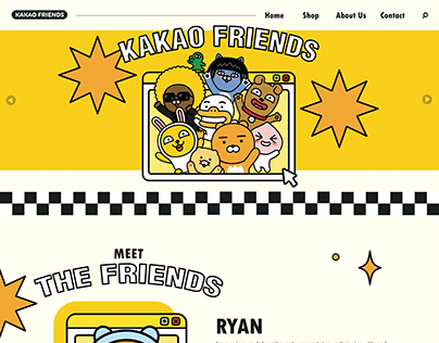 Kakao Friends Website Redesign
