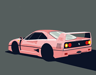 F40 in pink