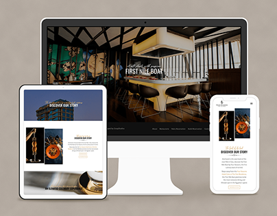 First Nile Boat by the Four Seasons - Web Design