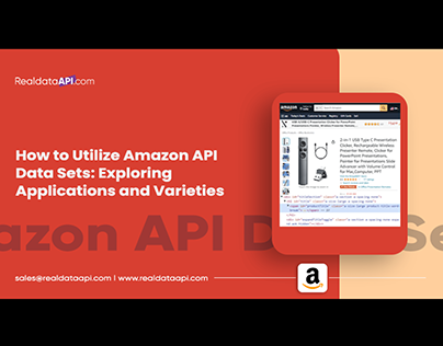 How to Utilize Amazon API Data Sets: Exploring App