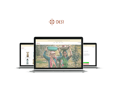 Project thumbnail - Desi Website Redesign